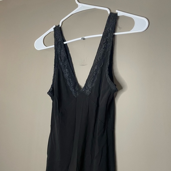 TYSA Black Sleeveless Maxi Dress with lace trim. Size 0 - Picture 5 of 6